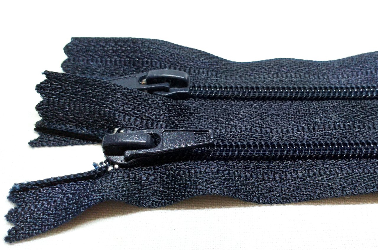 20cm Lacivert Pantolon Fermuarı 10 Adet