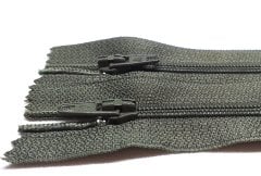20cm Haki Pantolon Fermuarı 10 Adet