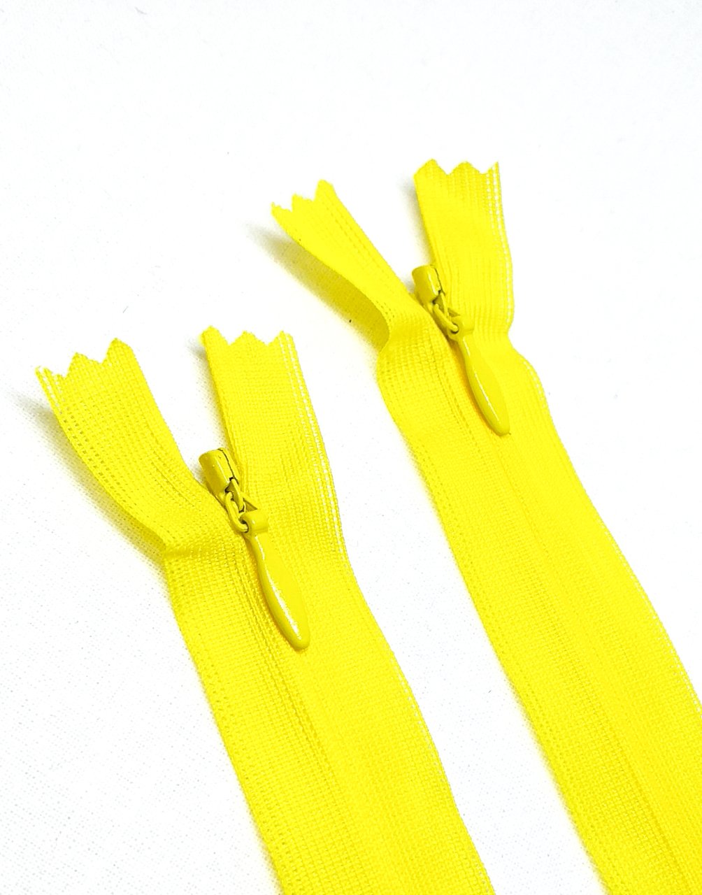 5 Adet 20cm Sarı Gizli Fermuar