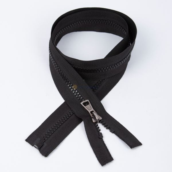 80cm Siyah Kemik Dişli Mont Fermuarı