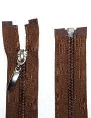 110cm Kahverengi Ferace Fermuarı