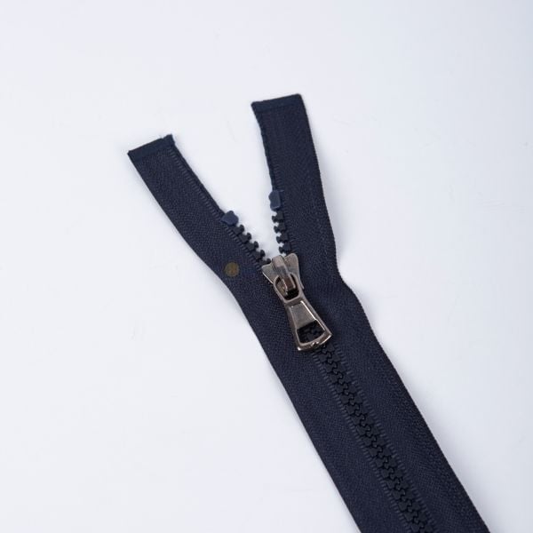 80cm Lacivert Kemik Dişli Fermuar