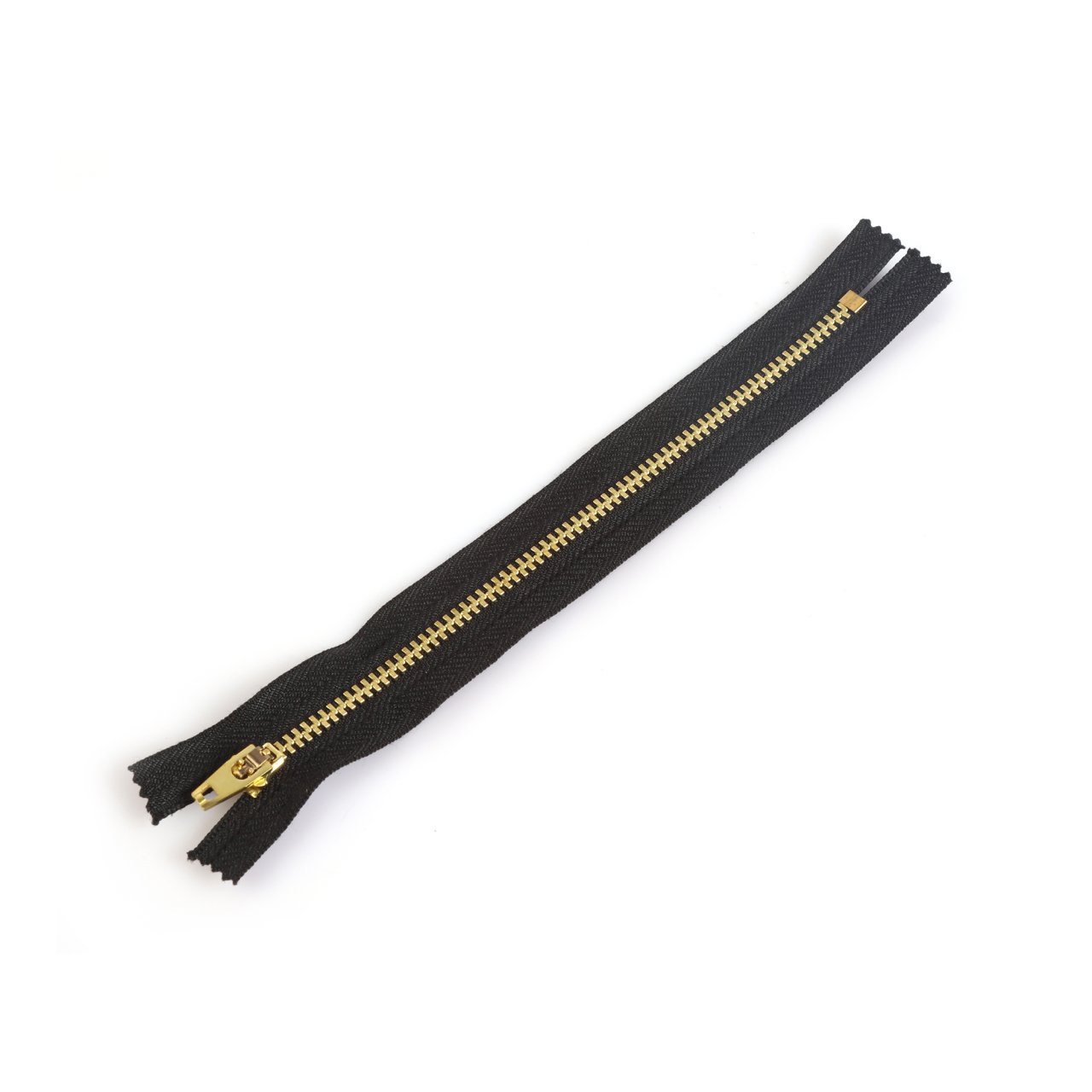 18cm Siyah Metal Pantolon Fermuarı