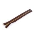 18cm Kahverengi Metal Kot Pantolon Fermuarı
