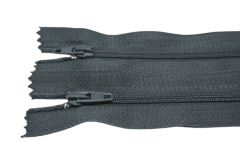 20cm Koyu Gri Pantolon Fermuarı 10 Adet