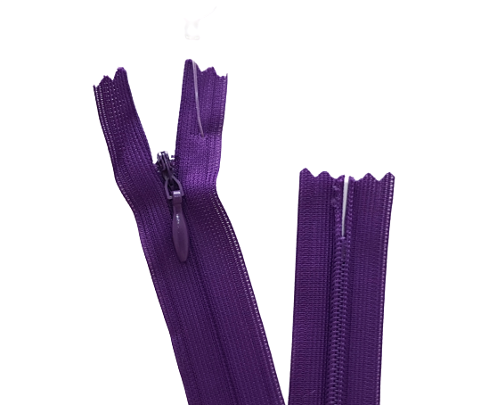 5 Adet 60cm Mor Gizli Fermuar