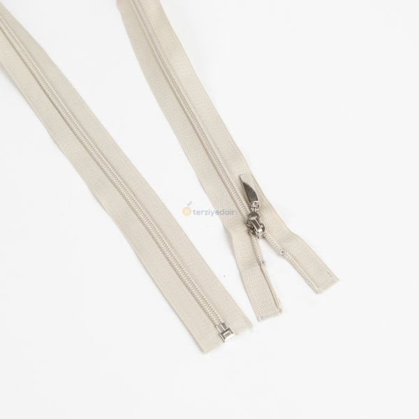 Bej Mont Fermuarı 80cm