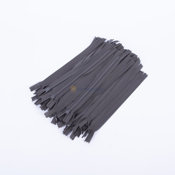 20cm Koyu Haki Gizli Fermuar 10 Adet