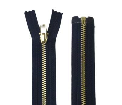 110cm Lacivert Gold Ferace Fermuarı(Metal)