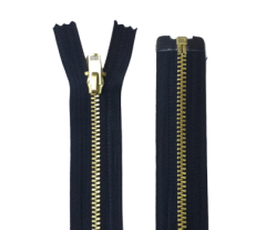 110cm Lacivert Gold Ferace Fermuarı(Metal)