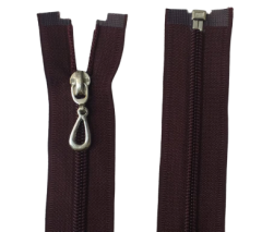 110cm Bordo Ferace Fermuarı