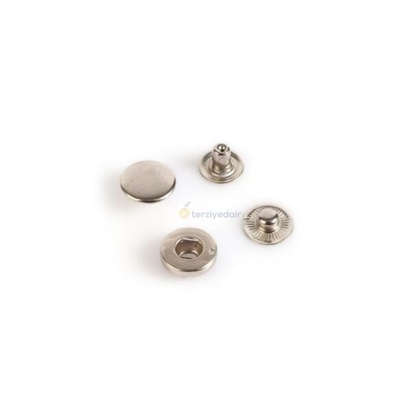 15mm Nikel(Gümüş) Mont Çıtçıtı