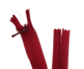 5 Adet 60cm Bordo Gizli Fermuar
