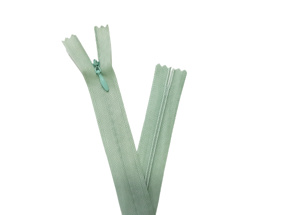 5 Adet 60cm Mint Yeşili Gizli Fermuar