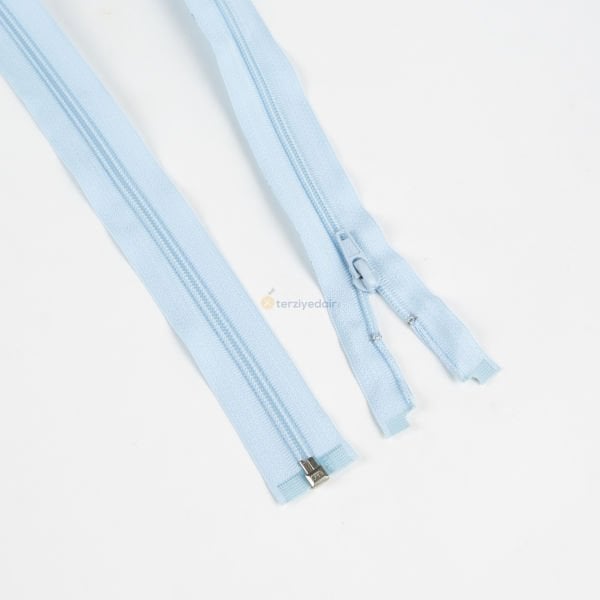 80cm Bebe Mavi Mont Fermuarı