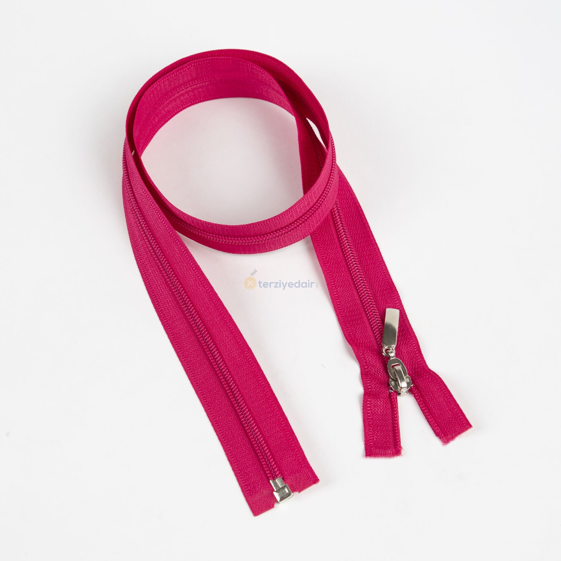 80cm Fuşya Mont Fermuarı