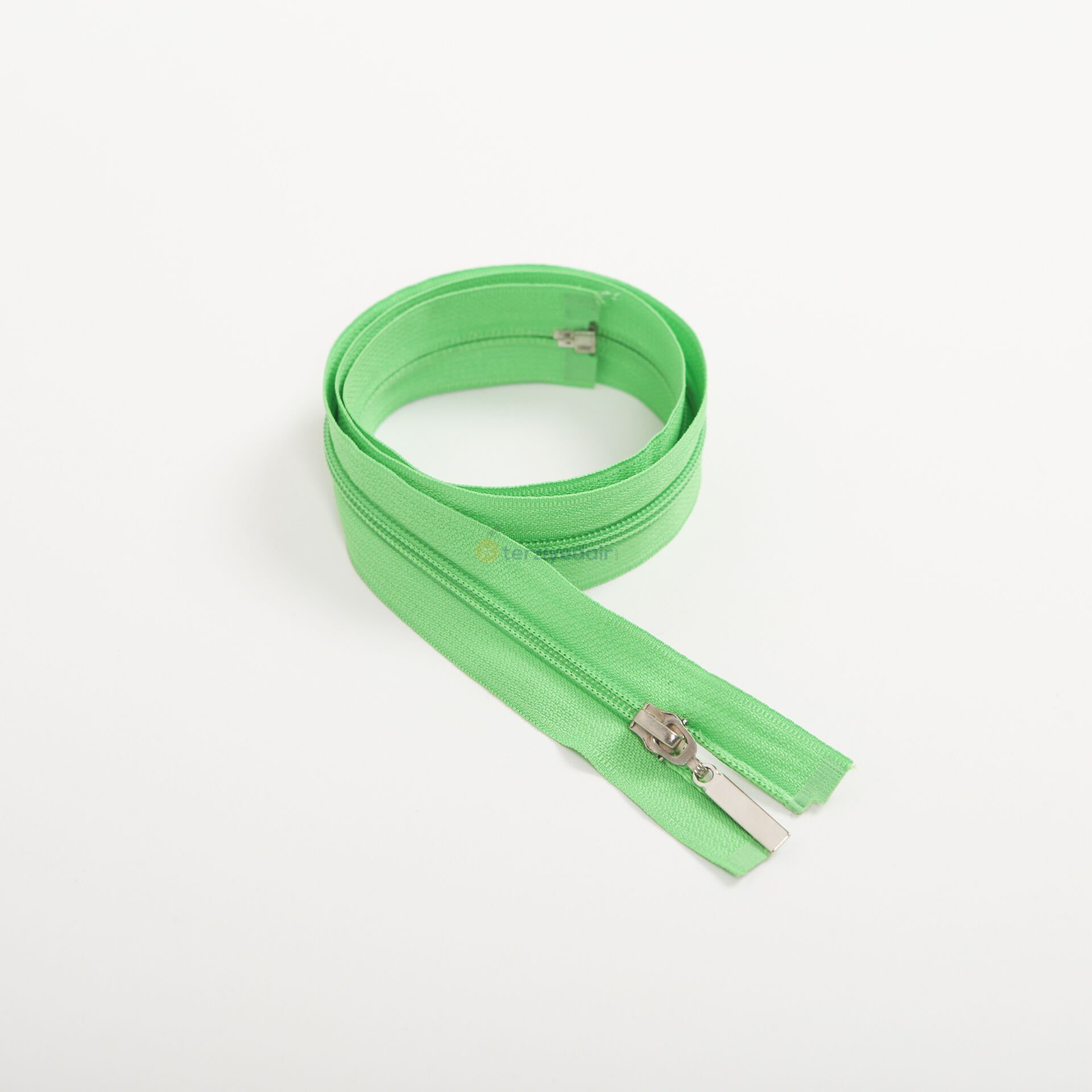 80cm Açık Yeşil Mont Fermuarı