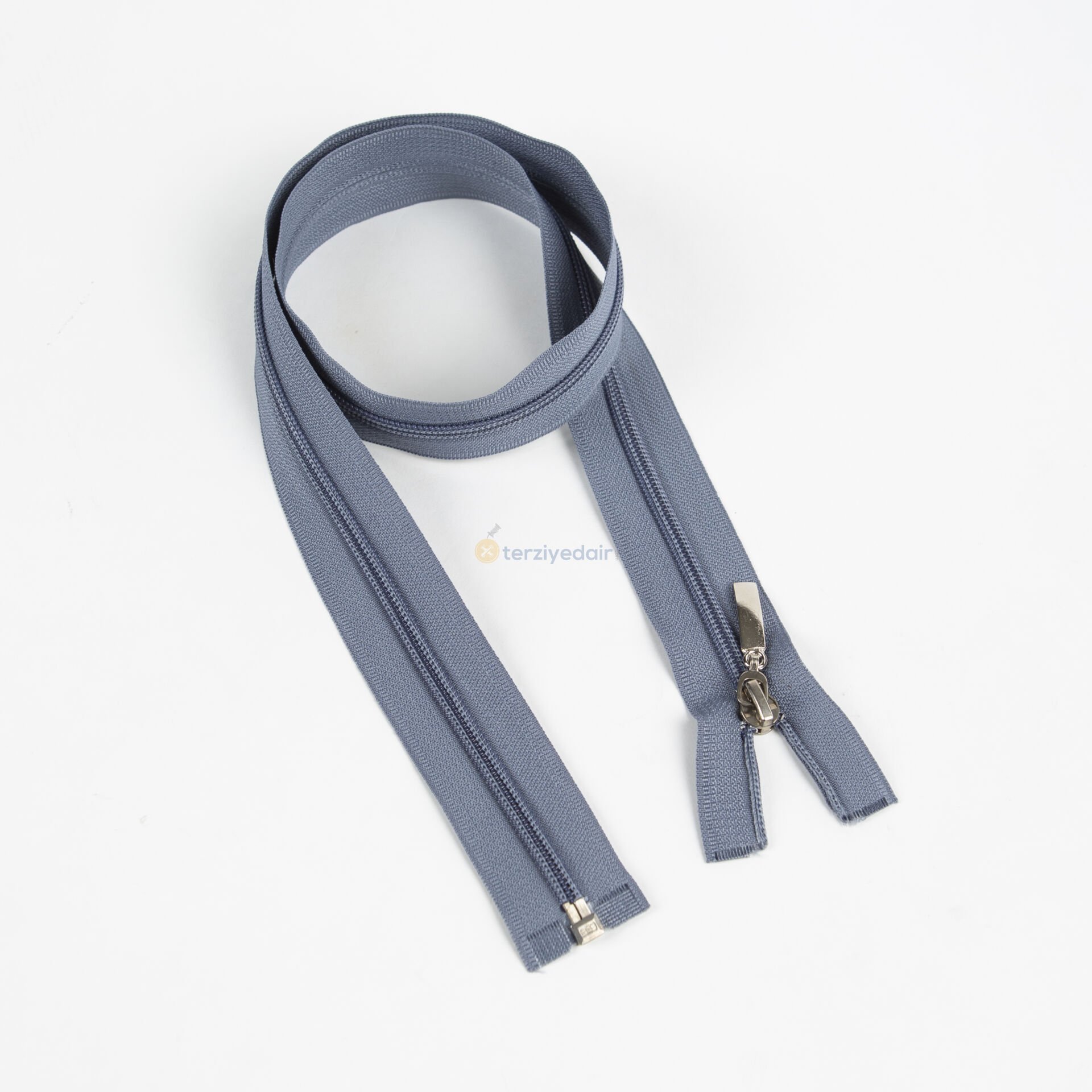 80cm Gri Mont Fermuarı