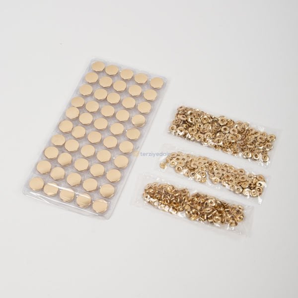 20mm Mont Çıtçıt Zamak Kapaklı Ayna 50 Adet