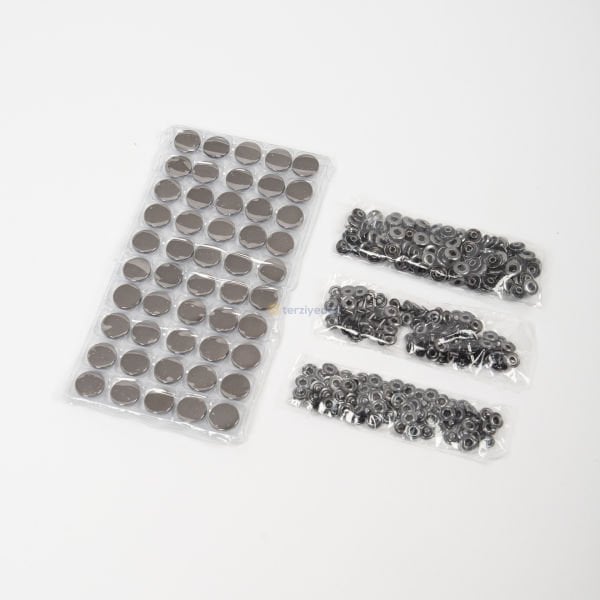 20mm Mont Çıtçıt Zamak Kapaklı Ayna 50 Adet