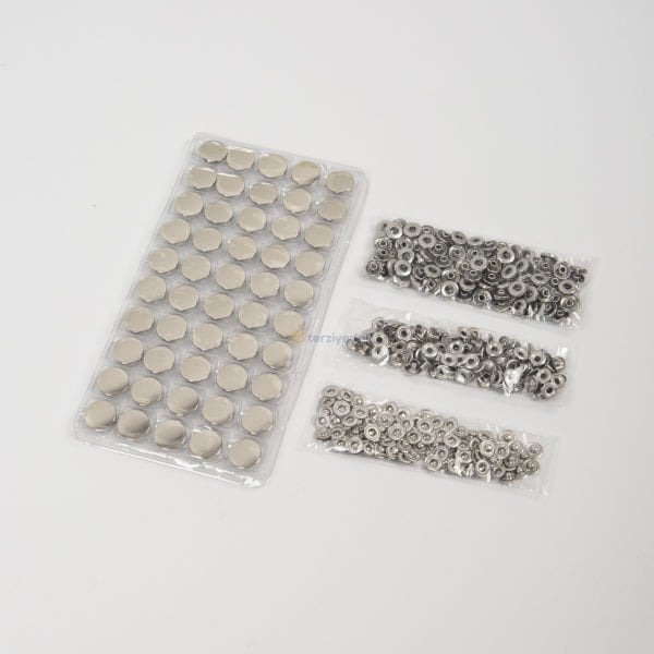 20mm Mont Çıtçıt Zamak Kapaklı Ayna 50 Adet