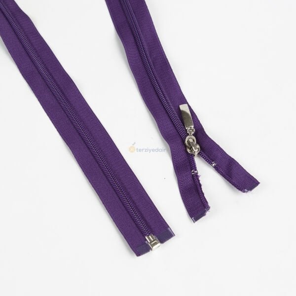 80cm Mor Mont Fermuarı