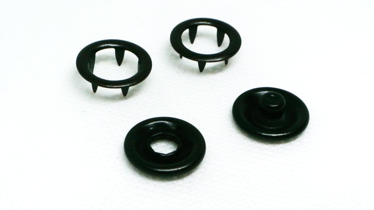 15mm Siyah Klikıt 100 Adet