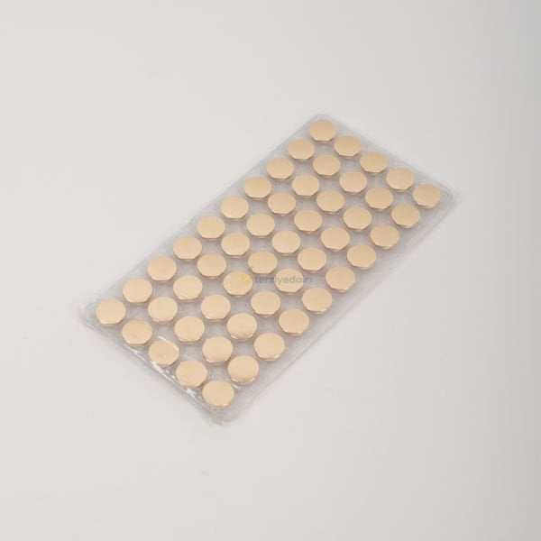 15mm Mont Çıtçıt Zamak Kapaklı Ayna 100 Adet