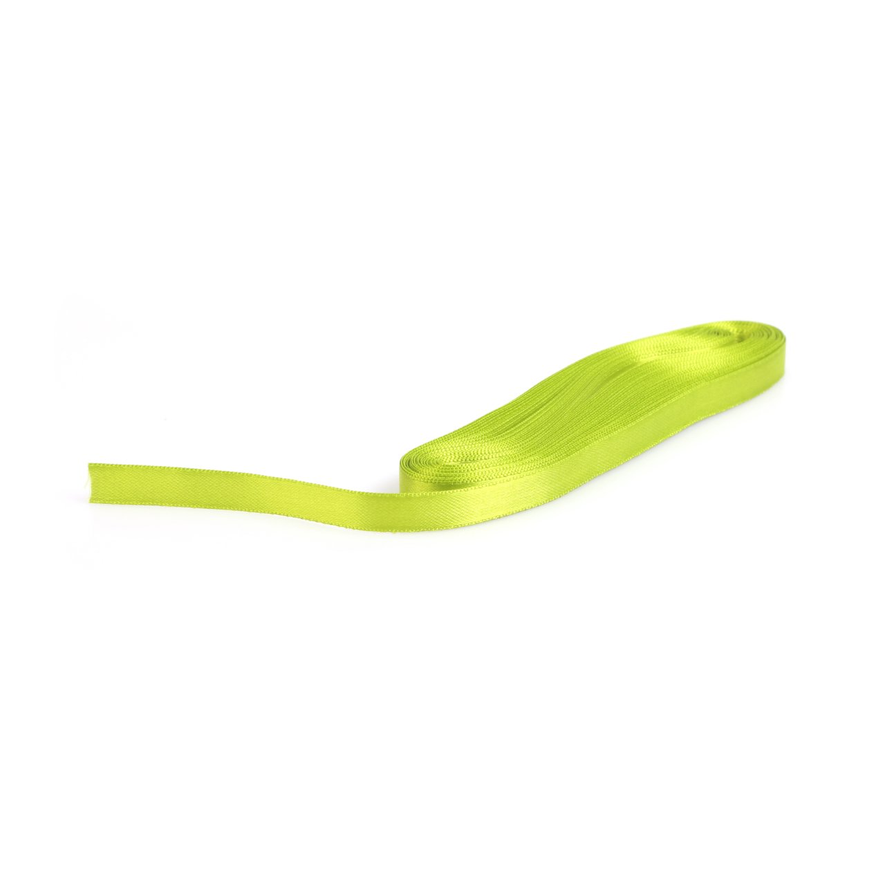 Fıstık Yeşili Saten Kurdele 1 Cm