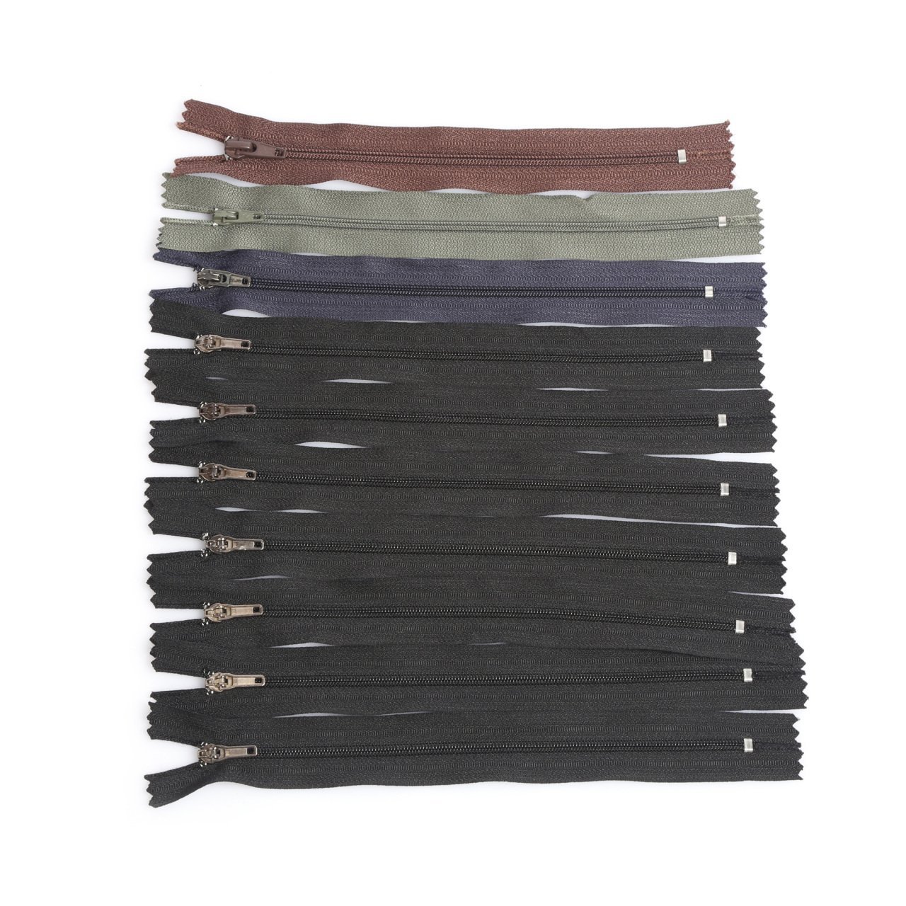 20cm Karışık Pantolon Fermuarı 10 Adet