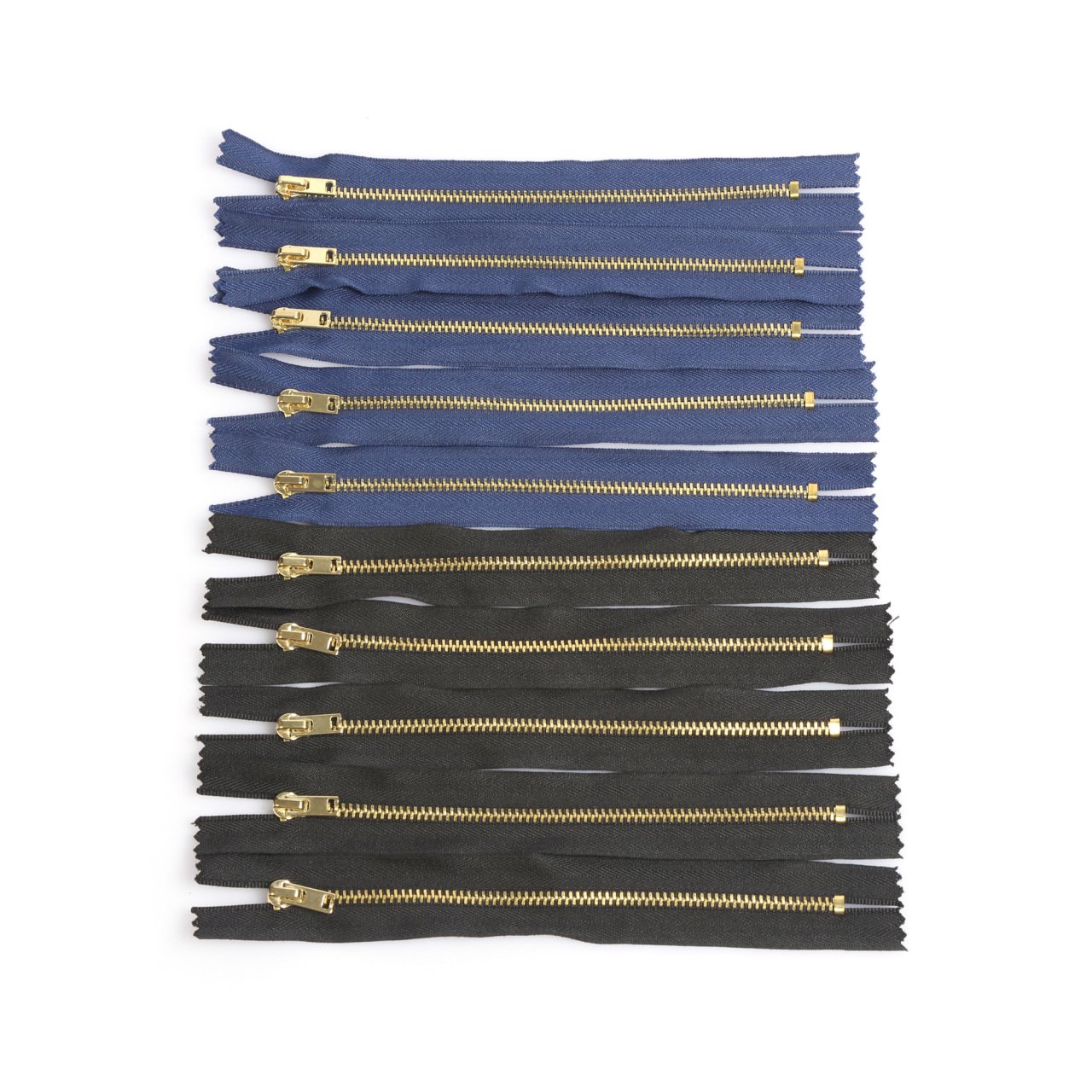 18cm Karışık Metal Pantolon Fermuarı 10 Adet