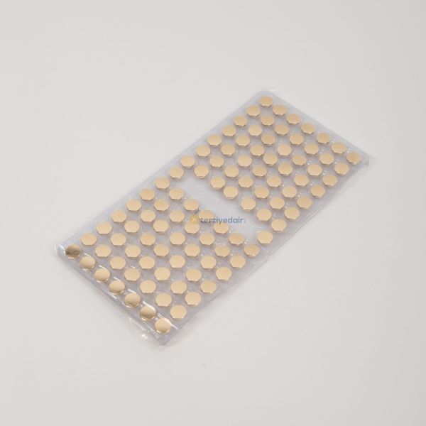 17mm Mont Çıtçıt Zamak Kapaklı Ayna 100 Adet