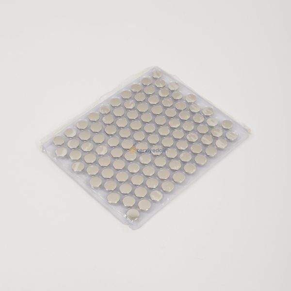 17mm Mont Çıtçıt Zamak Kapaklı Ayna 100 Adet