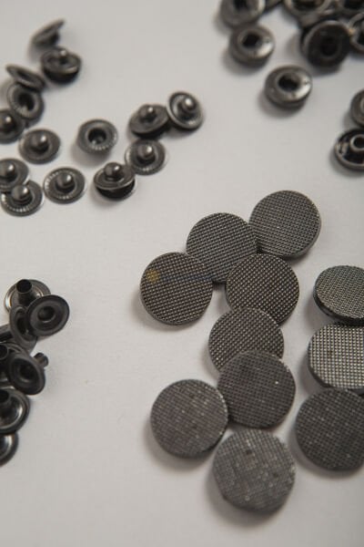 17mm Mont Çıtçıt Zamak Kapaklı Işıltılı 100 Adet