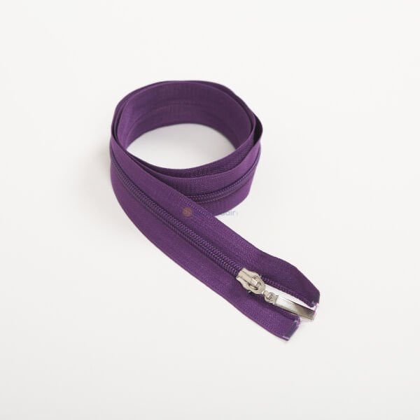 80cm Koyu Mor Mont Fermuarı