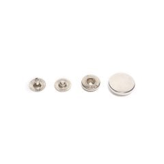 15mm Kapaklı Mont Çıtçıt Zamak Kapaklı Yerli