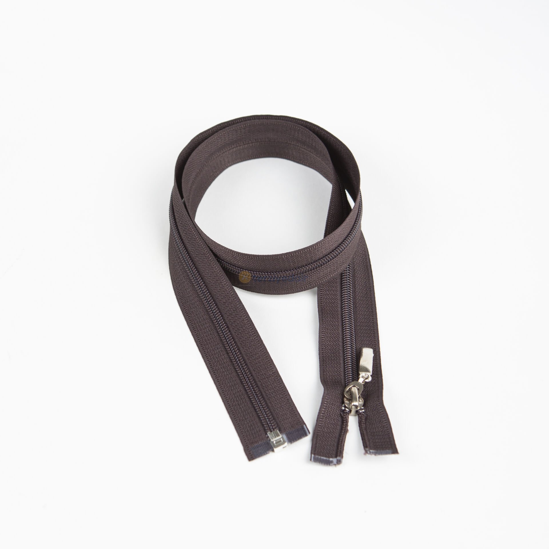 80cm Kahverengi Mont Fermuarı