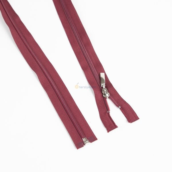 80cm Bordo Mont Fermuarı