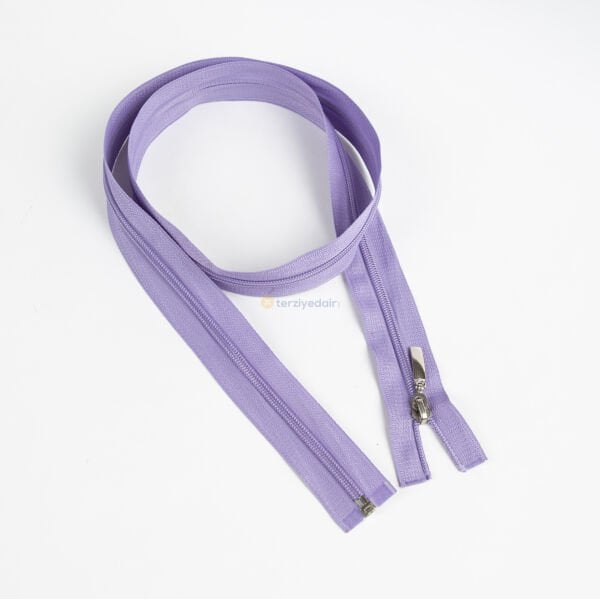 80cm Lila Mont Fermuarı