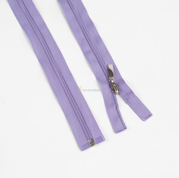 80cm Lila Mont Fermuarı