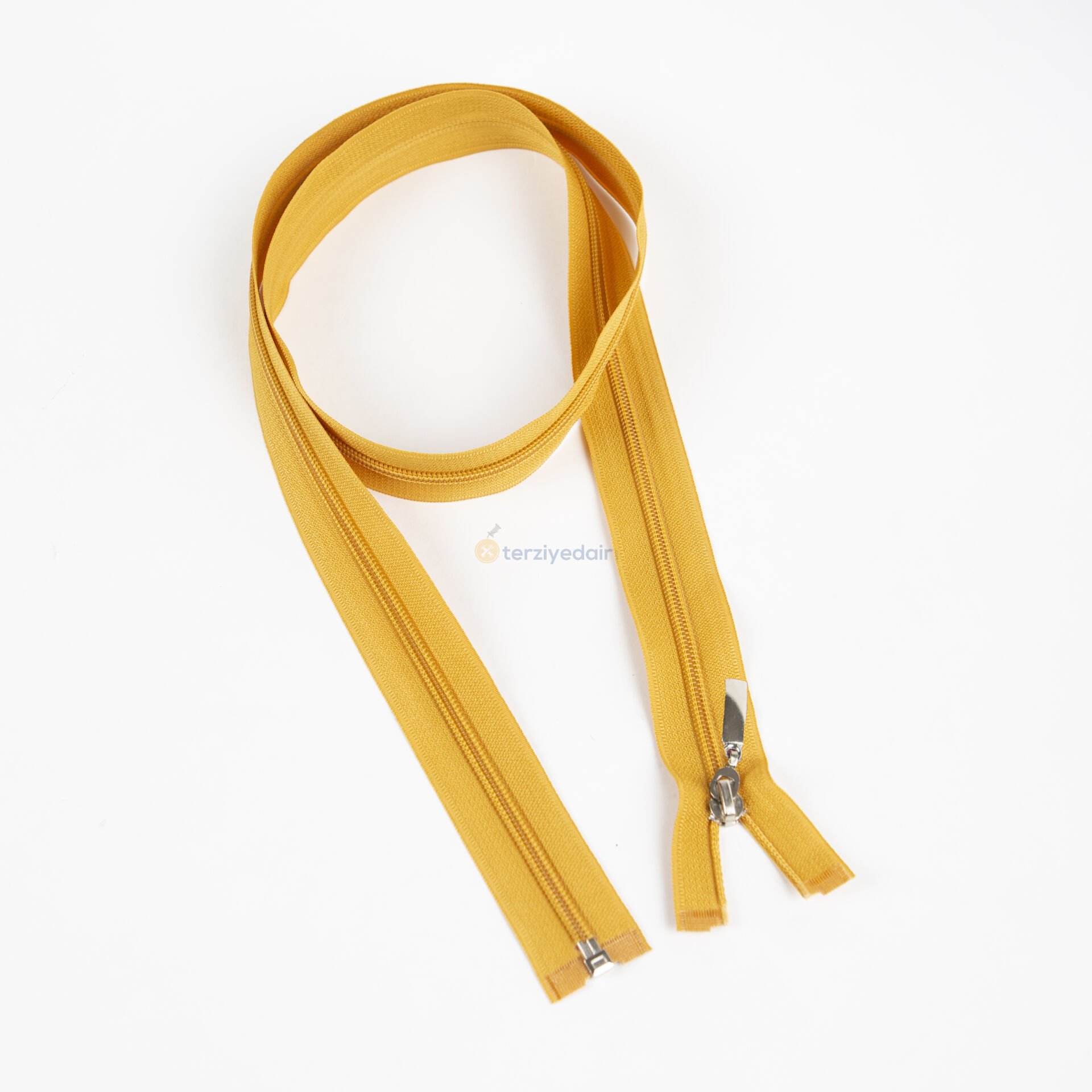 80cm Hardal Sarı Mont Fermuarı