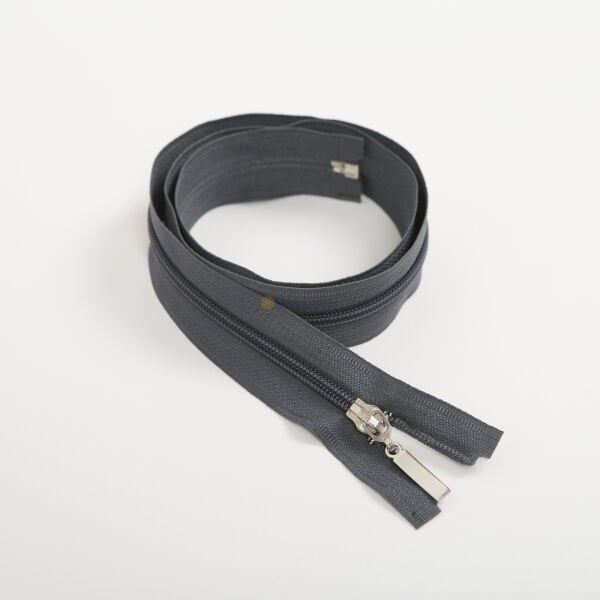 80cm Koyu Gri Mont Fermuarı