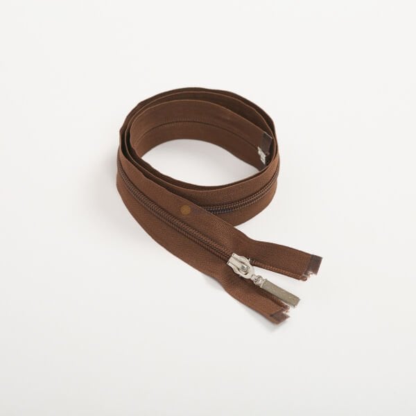 80cm Açık Kahve Mont Fermuarı