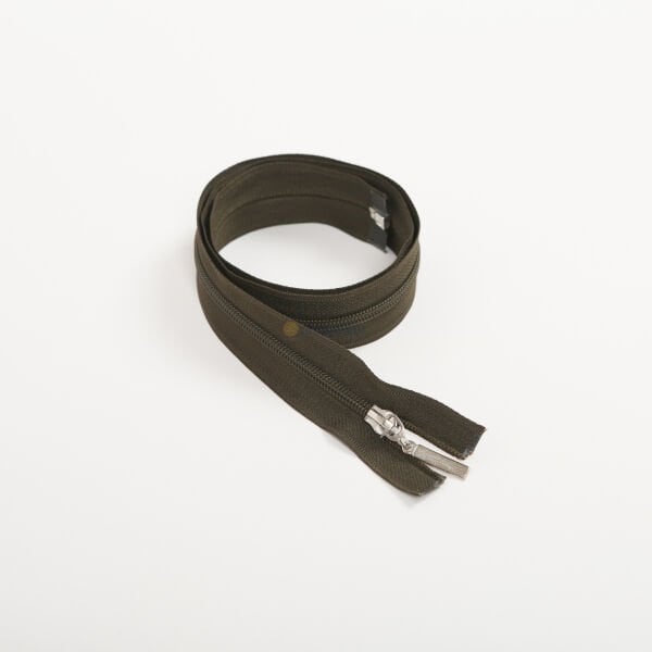 80cm Koyu Haki Mont Fermuarı