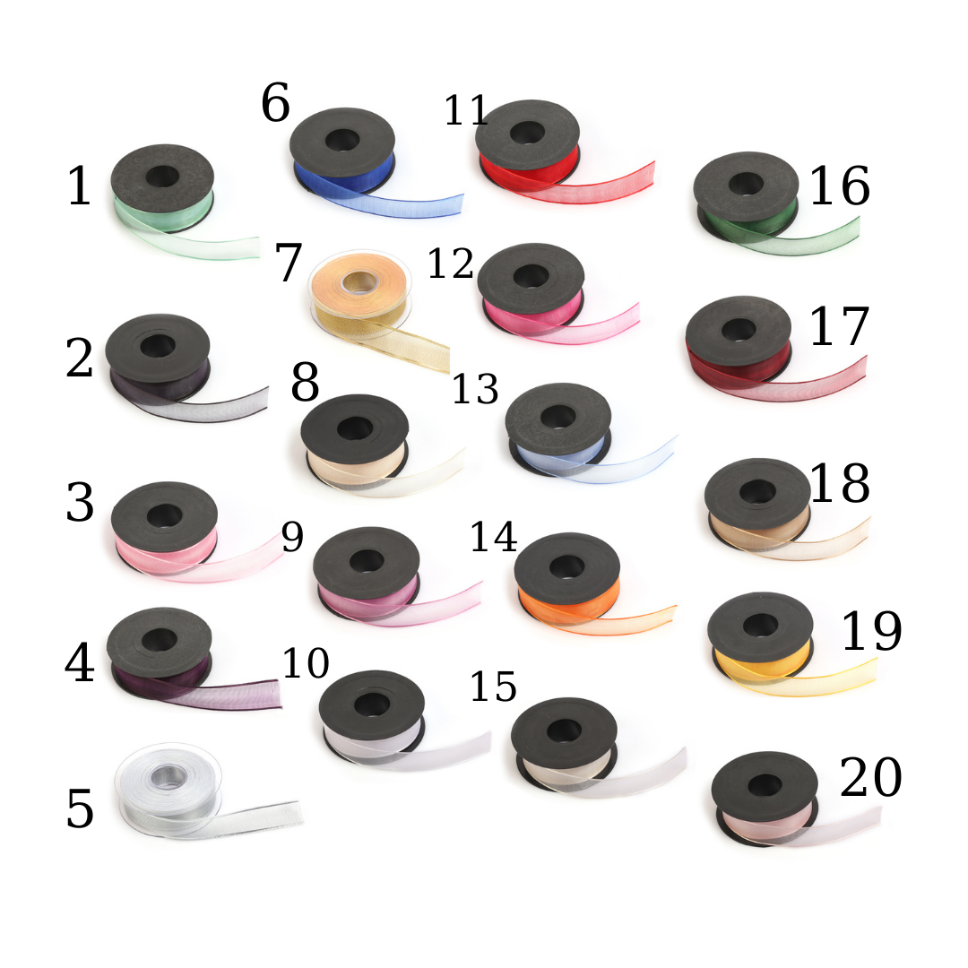 Saten Şifon Kurdele 1-) Su Yeşili