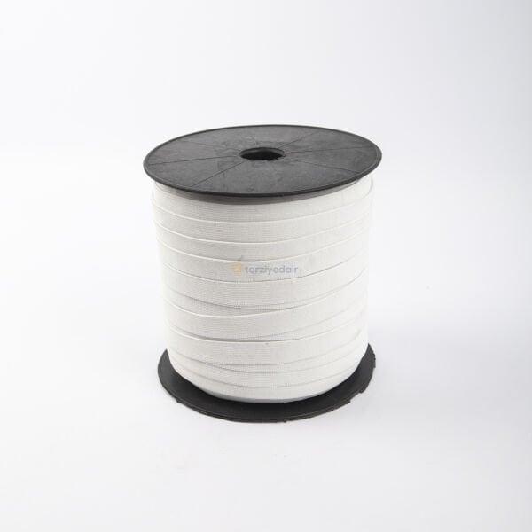 1.5cm Beyaz Lastik 100metre