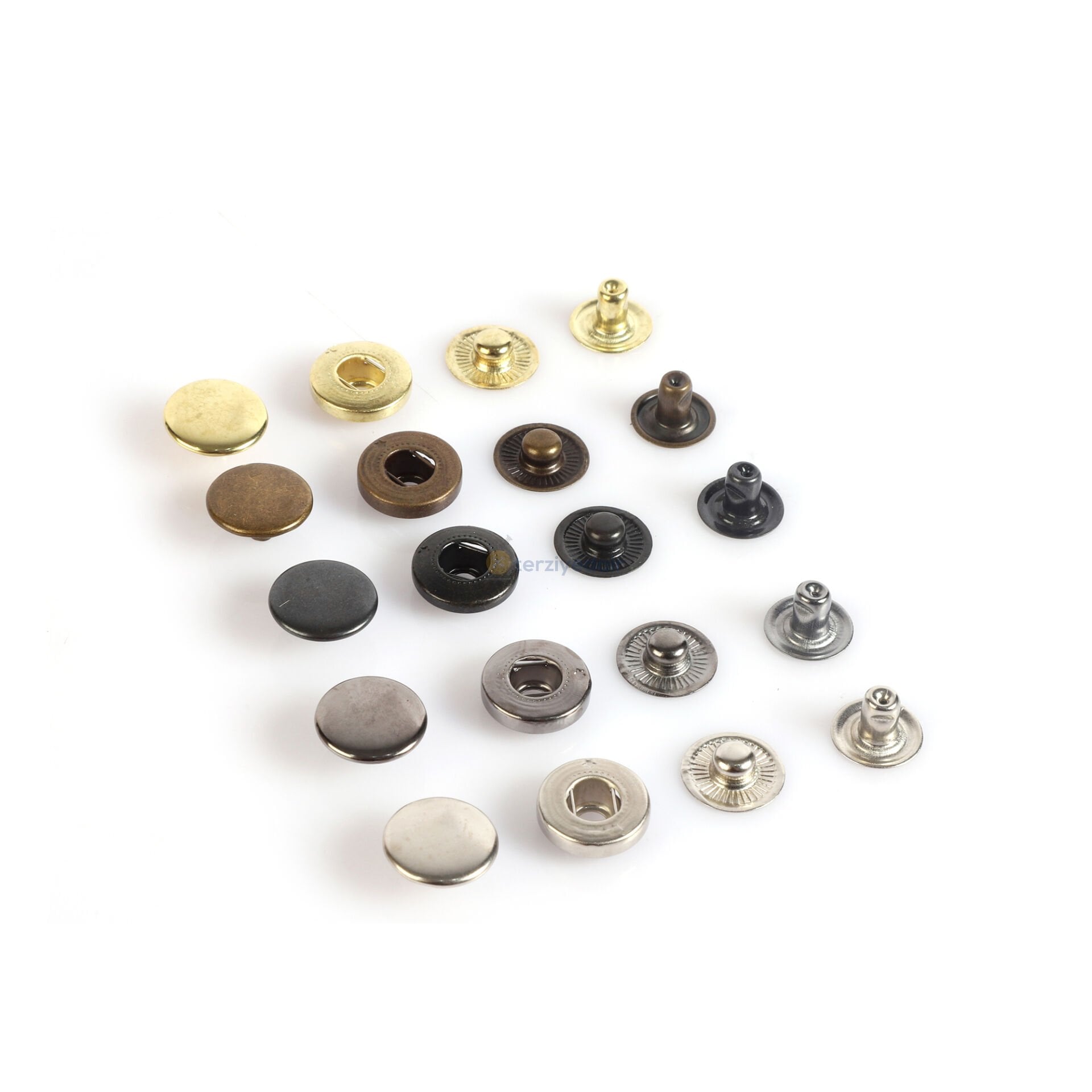 12.5mm Pirinç Mont Çıtçıt (54) 100 Adet